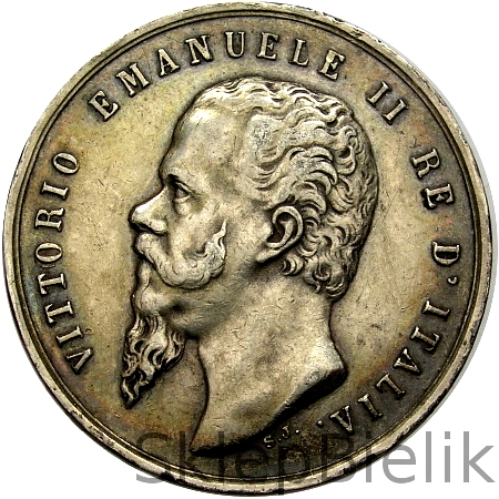 MEDAL - WŁOCHY - WIKTOR EMANUEL II