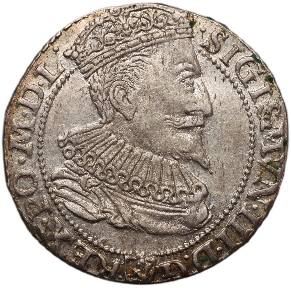B59. Polska, Zygmunt III Waza, szóstak 1596, Malbork