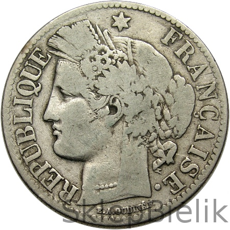 2 FRANKI - 1872 A - FRANCJA 