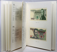 Polska, banknoty obiegowe z lat 1975-1996 – kompletny zestaw