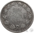 FINLANDIA - 50 PENNIA - 1872