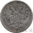 FINLANDIA - 50 PENNIA - 1872