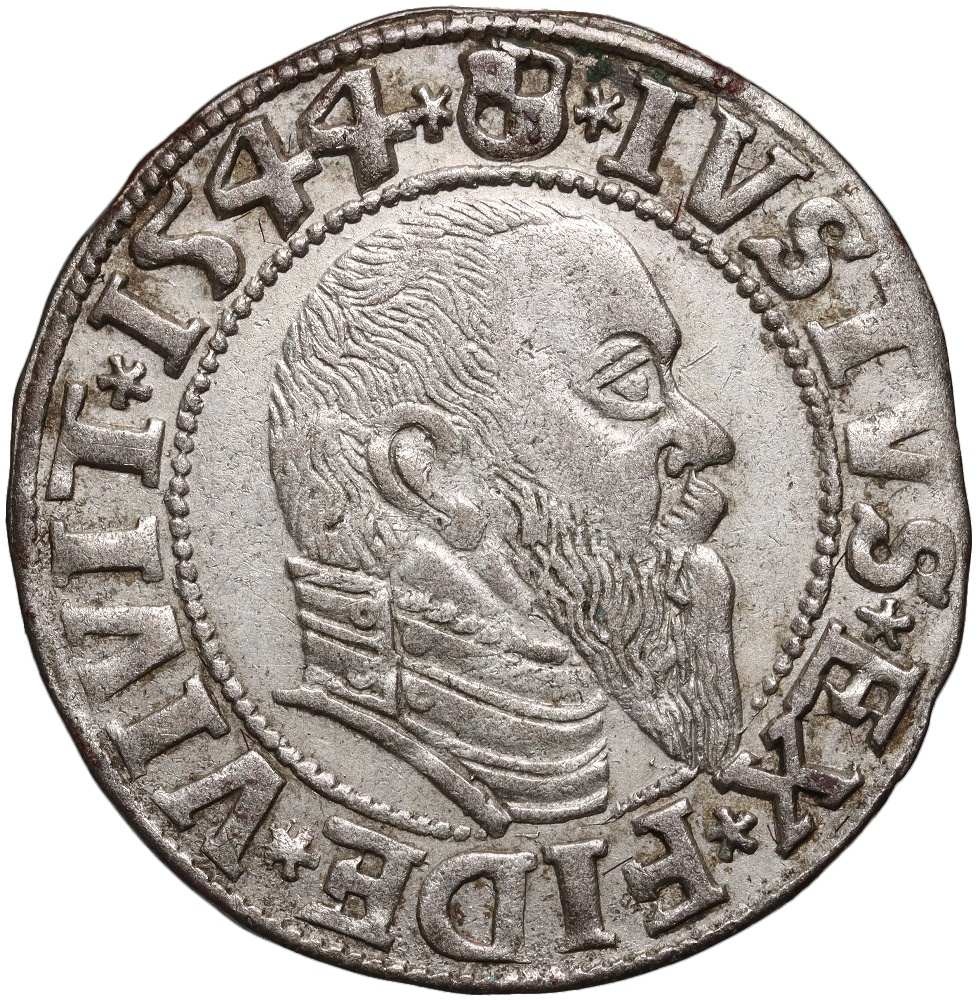 B290. Polska, Prusy Książęce, Albrecht Hohenzollern, grosz 1544