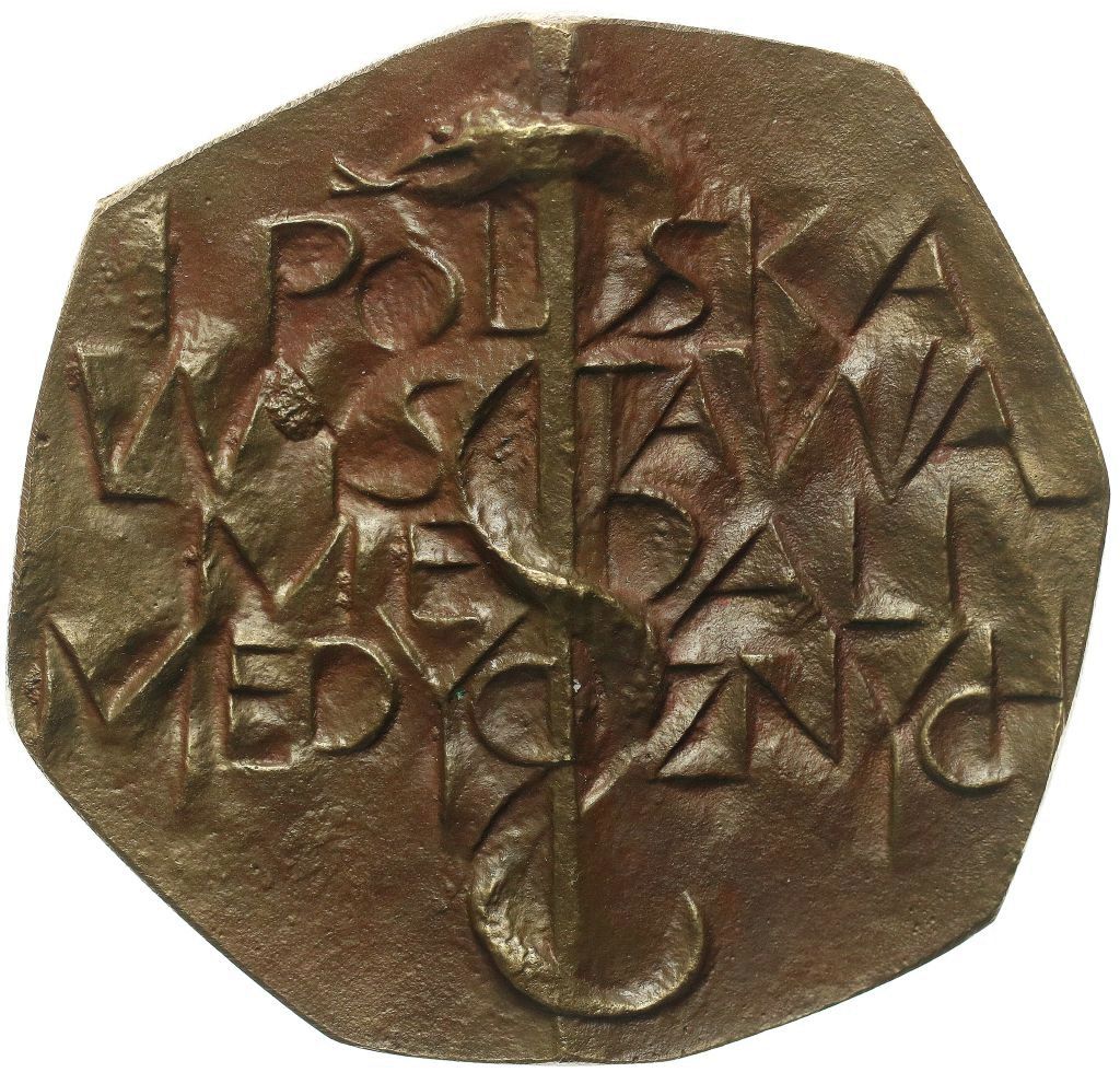 518. Medal, I Polska wystawa medali medycznych Wrocław 1972