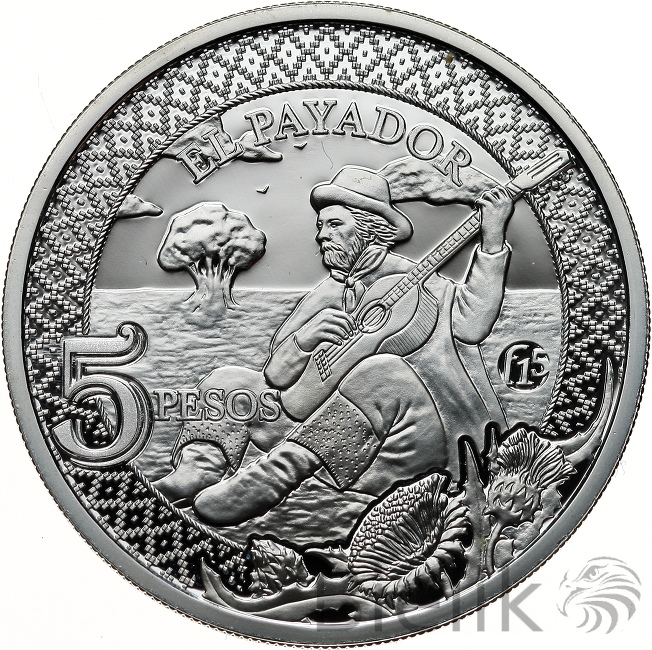 ARGENTYNA - 5 PESOS - 2014- MUZYKANT