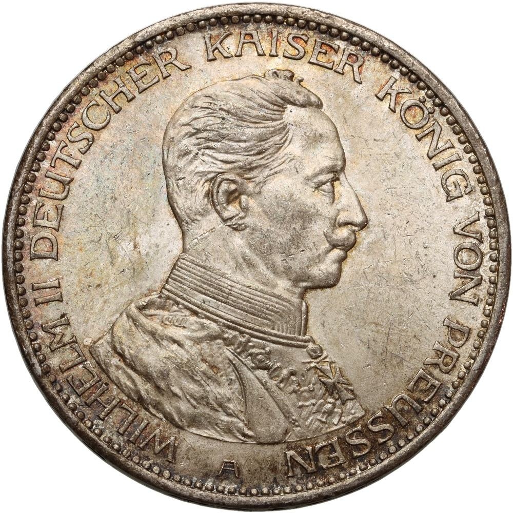 B14. Niemcy, Prusy, Wilhelm II, 3 marki 1914 A, Berlin