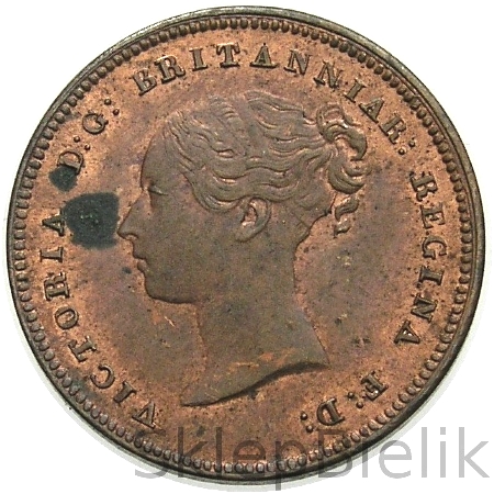1/2 FARTHING - 1843 - WIKTORIA - WIELKA BRYTANIA