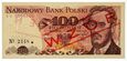 PRL, 100 złotych 01.06.1979 WZÓR, No. 2448, seria EU 