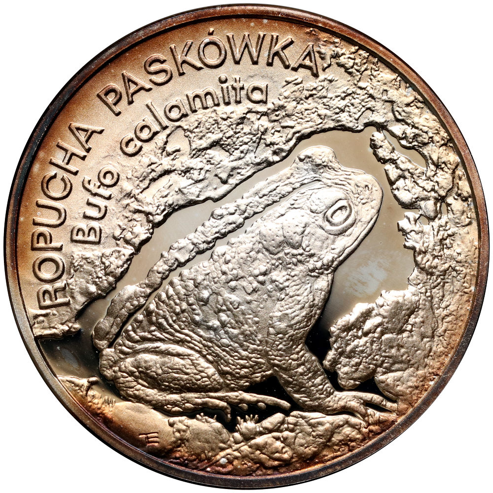 Polska, III RP,  20 złotych 1998, Ropucha paskówka