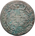 B437. Polska, Saksonia, August III, 8 groszy 1753 EC, Efraimek