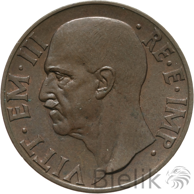 WŁOCHY - 10 CENTESIMI - 1936 - WIKTOR EMANUEL III