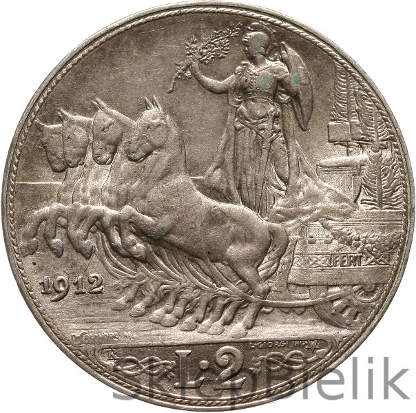 WŁOCHY - 2 LIRE - 1912 - WIKTOR EMANUEL III [eb]