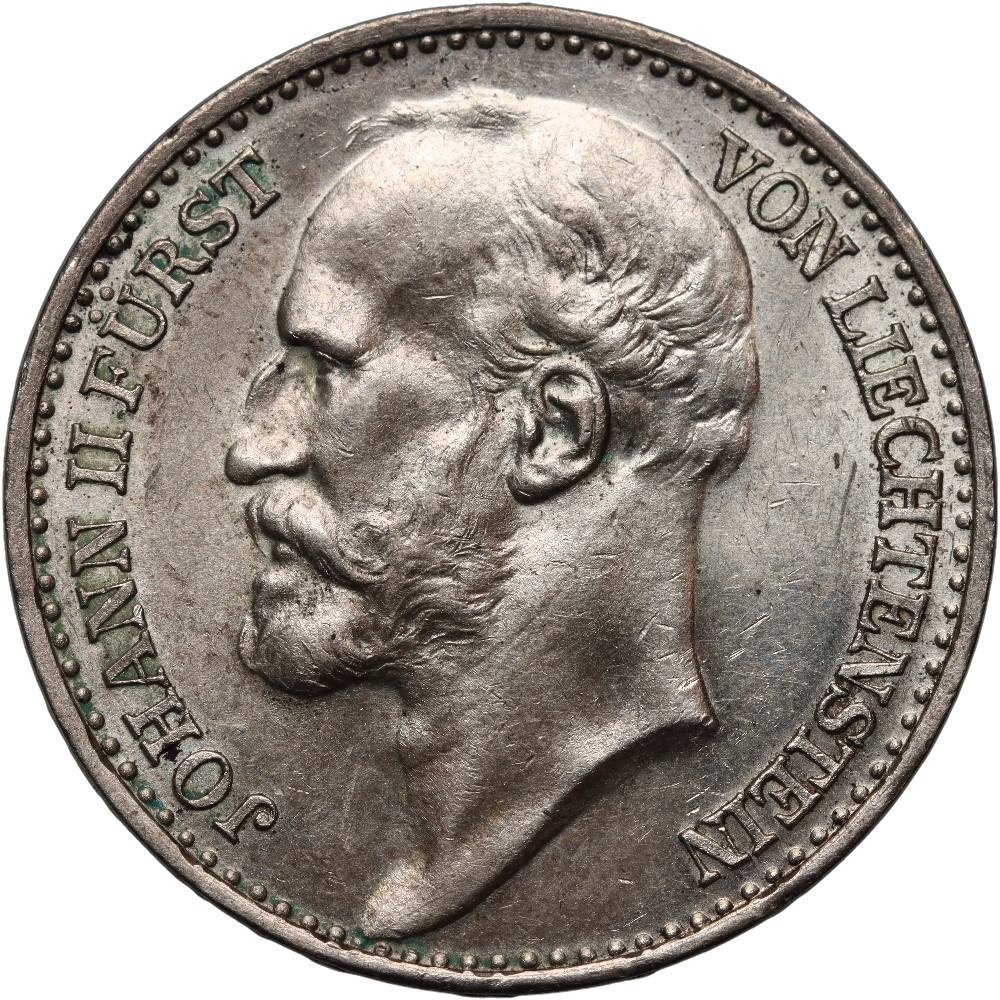 B72. Liechtenstein, Jan II, 1 frank 1924