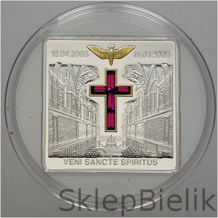 10 DOLARÓW - 2005 - LIBERIA - VENI SANCTE SPIRITUS