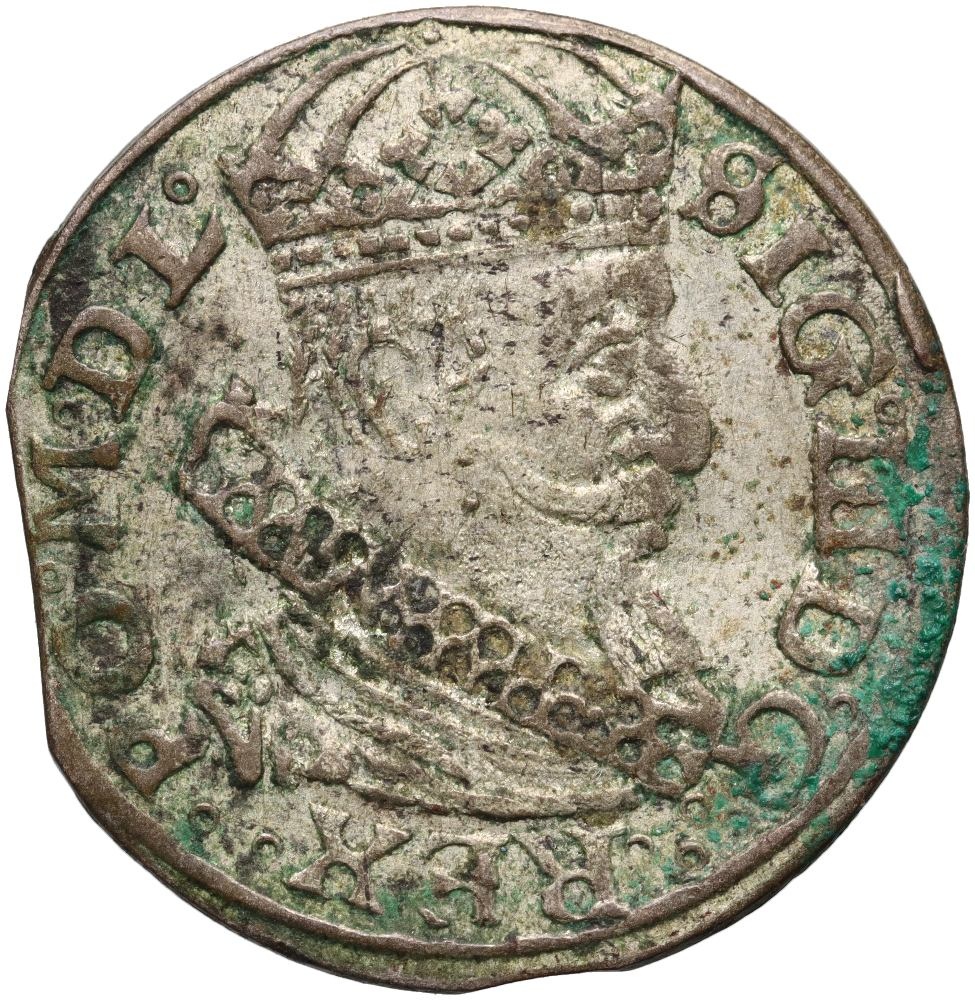 B362. Polska, Litwa, Zygmunt III Waza, grosz 1627, Wilno