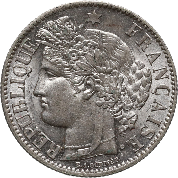 Francja, 2 Franki, 1887 A