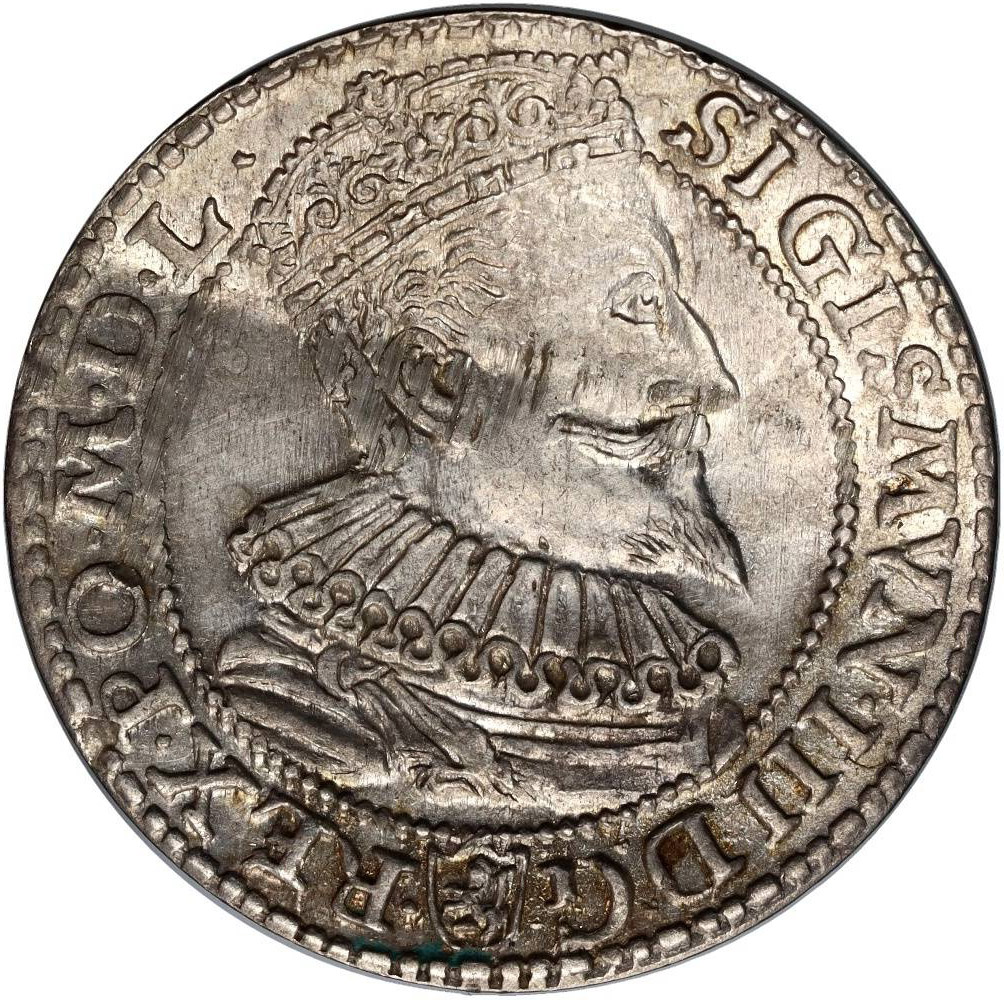 B580. Polska, Zygmunt III Waza, szóstak 1596, Malbork