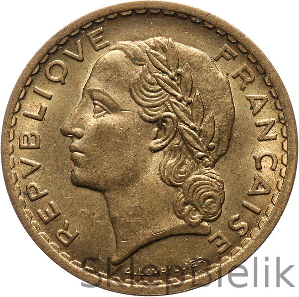 FRANCJA - 5 FRANKÓW - 1939