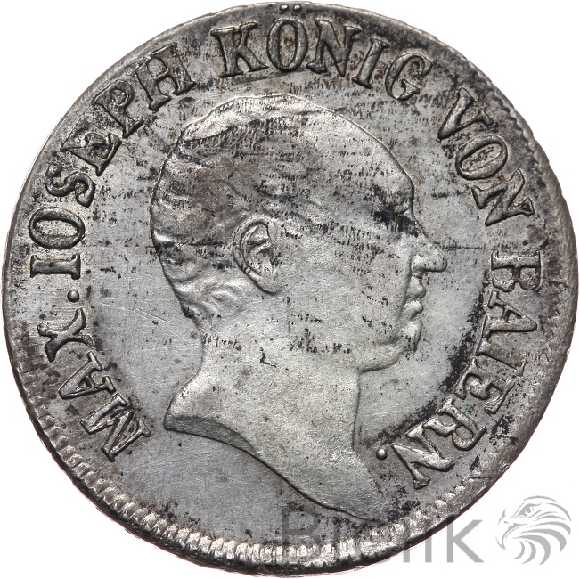 Niemcy, Bawaria, Maksymilian I Józef, 6 krajcarów, 1807