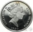 WYSPY COOKA - 10 DOLARÓW - 1990 - 500 LAT ODKRYCIA AMERYKI