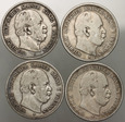 B836. Niemcy, Prusy, Wilhelm I, 4 x 2 marki  1876 A, Berlin