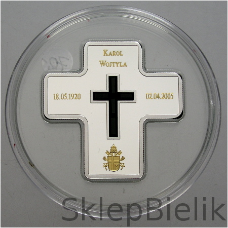 10 DOLARÓW - 2005 - LIBERIA - KAROL WOJTYŁA