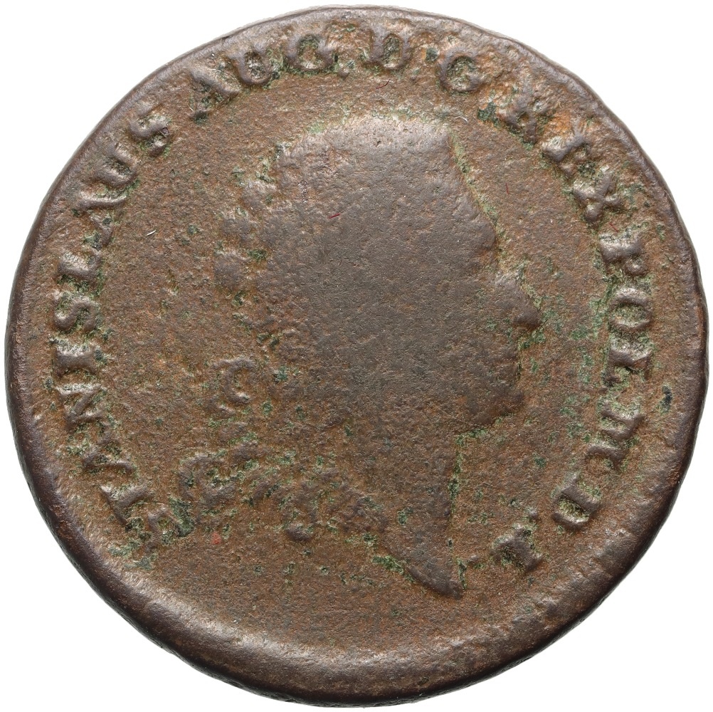 B239. Polska, S.A. Poniatowski, Trojak 1766 małe G, Kraków